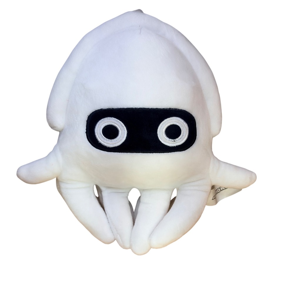 2020s Official Nintendo Mario Kart Blooper White Squid Plush Stuffed Animal Toy